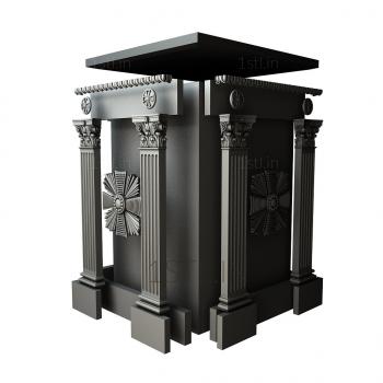 Church furniture (MBC_0003) 3D model for CNC machine